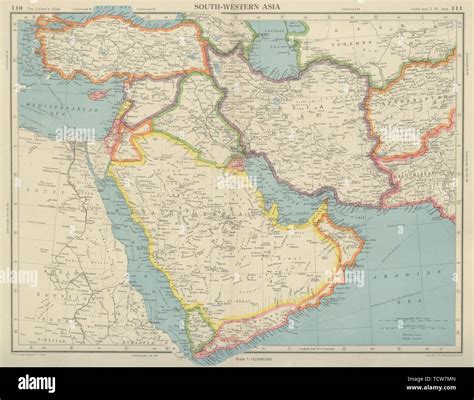 middle east map pre 1947.